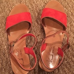 K Jacques platform sandal